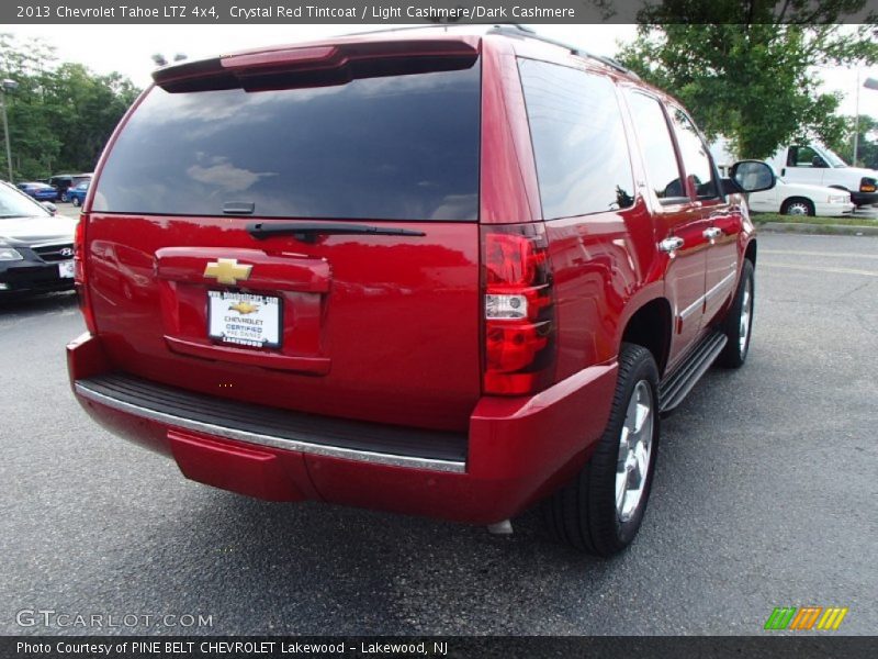 Crystal Red Tintcoat / Light Cashmere/Dark Cashmere 2013 Chevrolet Tahoe LTZ 4x4
