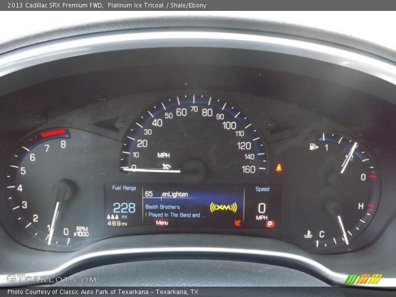 Platinum Ice Tricoat / Shale/Ebony 2013 Cadillac SRX Premium FWD