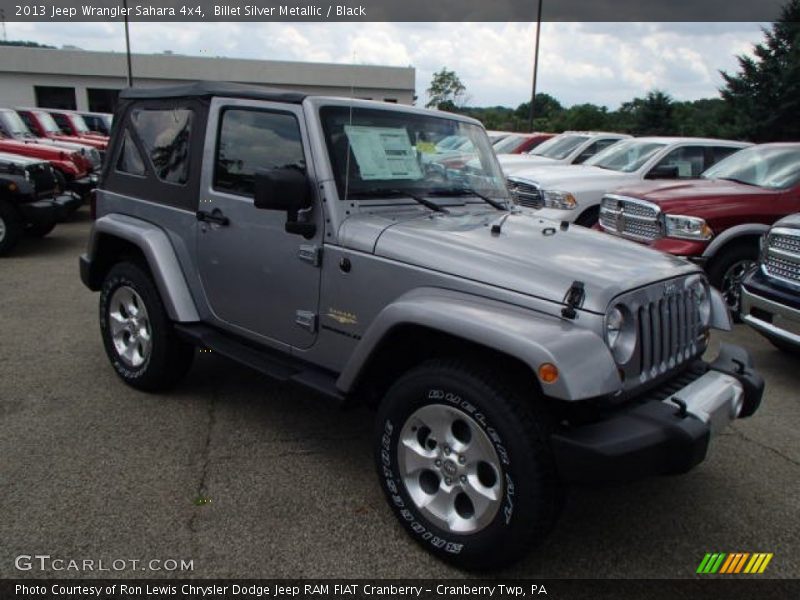 Billet Silver Metallic / Black 2013 Jeep Wrangler Sahara 4x4