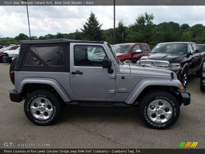 Billet Silver Metallic / Black 2013 Jeep Wrangler Sahara 4x4