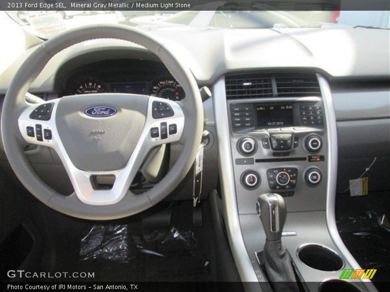 Mineral Gray Metallic / Medium Light Stone 2013 Ford Edge SEL