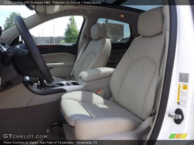 Platinum Ice Tricoat / Shale/Ebony 2013 Cadillac SRX Premium FWD
