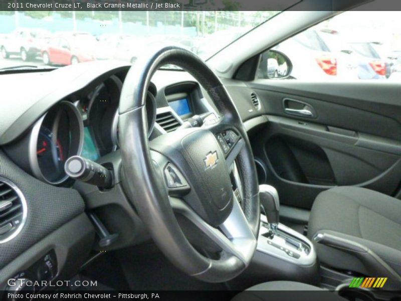 Black Granite Metallic / Jet Black 2011 Chevrolet Cruze LT