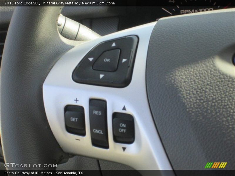 Mineral Gray Metallic / Medium Light Stone 2013 Ford Edge SEL