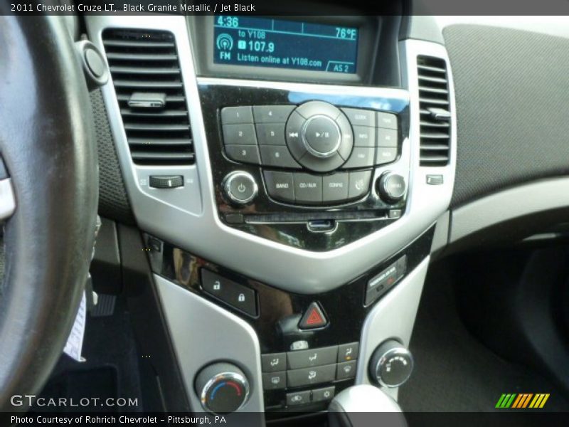 Black Granite Metallic / Jet Black 2011 Chevrolet Cruze LT
