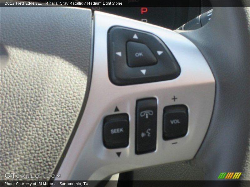 Mineral Gray Metallic / Medium Light Stone 2013 Ford Edge SEL