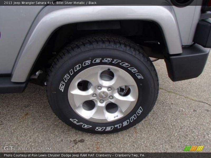 Billet Silver Metallic / Black 2013 Jeep Wrangler Sahara 4x4