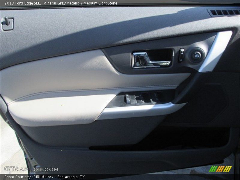 Mineral Gray Metallic / Medium Light Stone 2013 Ford Edge SEL