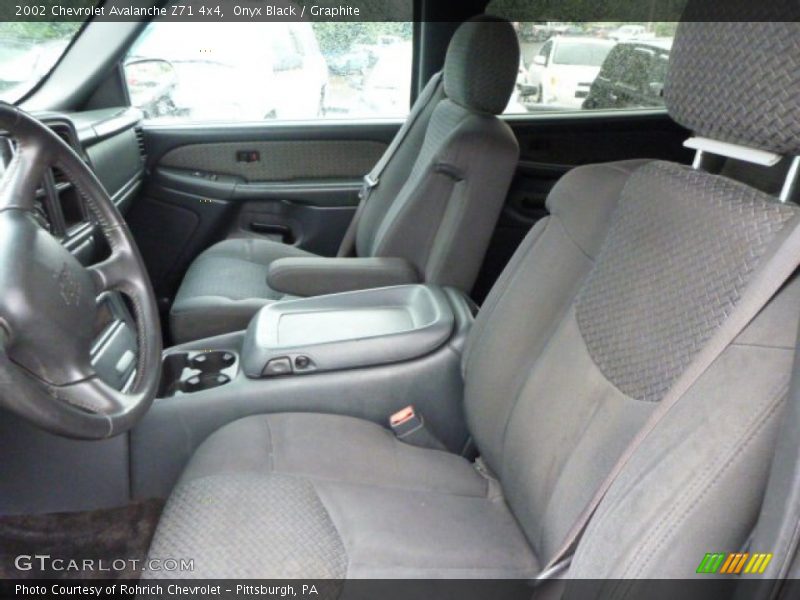 Onyx Black / Graphite 2002 Chevrolet Avalanche Z71 4x4