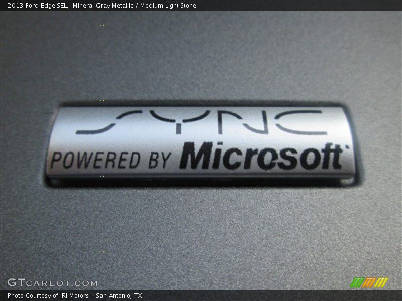 Mineral Gray Metallic / Medium Light Stone 2013 Ford Edge SEL
