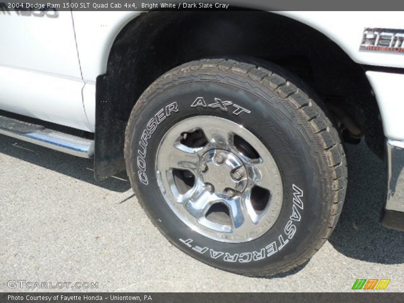 Bright White / Dark Slate Gray 2004 Dodge Ram 1500 SLT Quad Cab 4x4