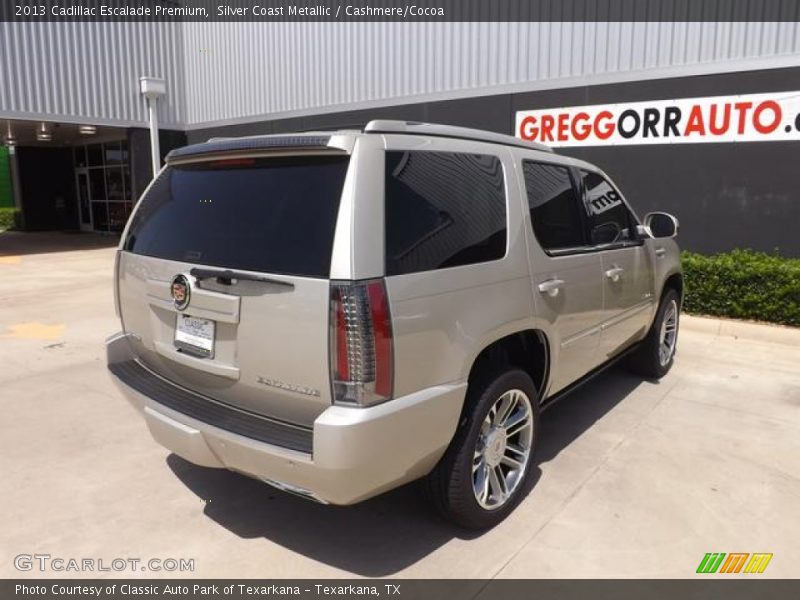 Silver Coast Metallic / Cashmere/Cocoa 2013 Cadillac Escalade Premium