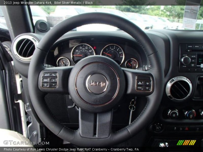 Billet Silver Metallic / Black 2013 Jeep Wrangler Sahara 4x4