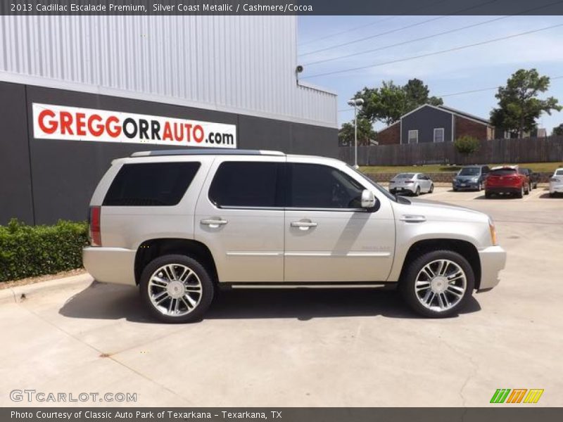 Silver Coast Metallic / Cashmere/Cocoa 2013 Cadillac Escalade Premium