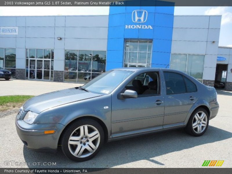 Platinum Grey Metallic / Black 2003 Volkswagen Jetta GLS 1.8T Sedan
