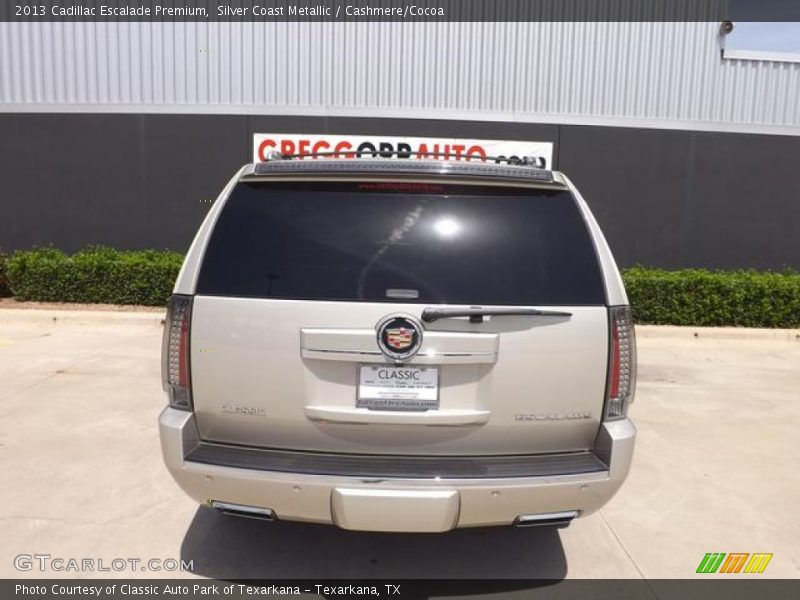 Silver Coast Metallic / Cashmere/Cocoa 2013 Cadillac Escalade Premium