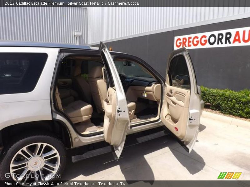 Silver Coast Metallic / Cashmere/Cocoa 2013 Cadillac Escalade Premium