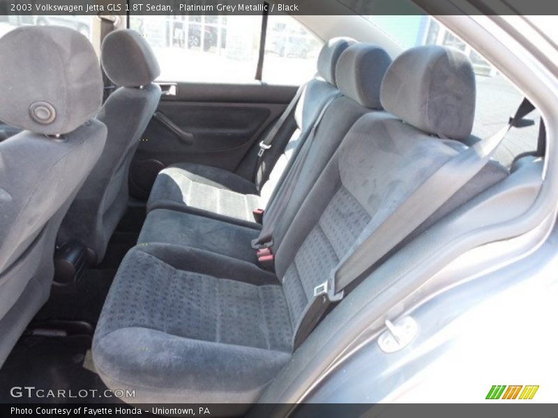 Rear Seat of 2003 Jetta GLS 1.8T Sedan