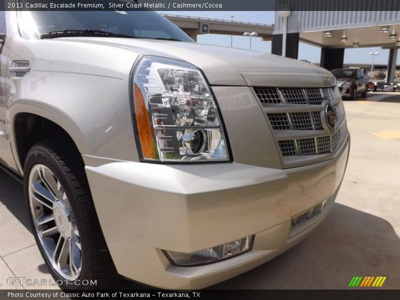 Silver Coast Metallic / Cashmere/Cocoa 2013 Cadillac Escalade Premium