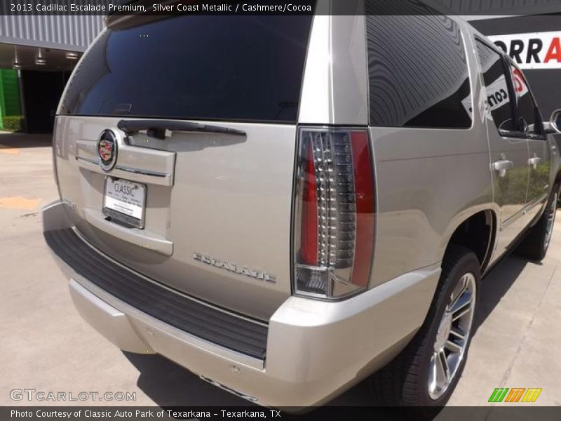 Silver Coast Metallic / Cashmere/Cocoa 2013 Cadillac Escalade Premium