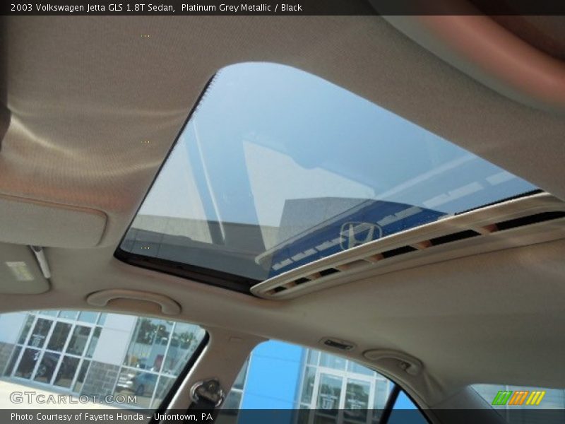 Platinum Grey Metallic / Black 2003 Volkswagen Jetta GLS 1.8T Sedan