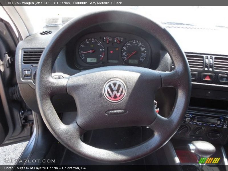 Platinum Grey Metallic / Black 2003 Volkswagen Jetta GLS 1.8T Sedan