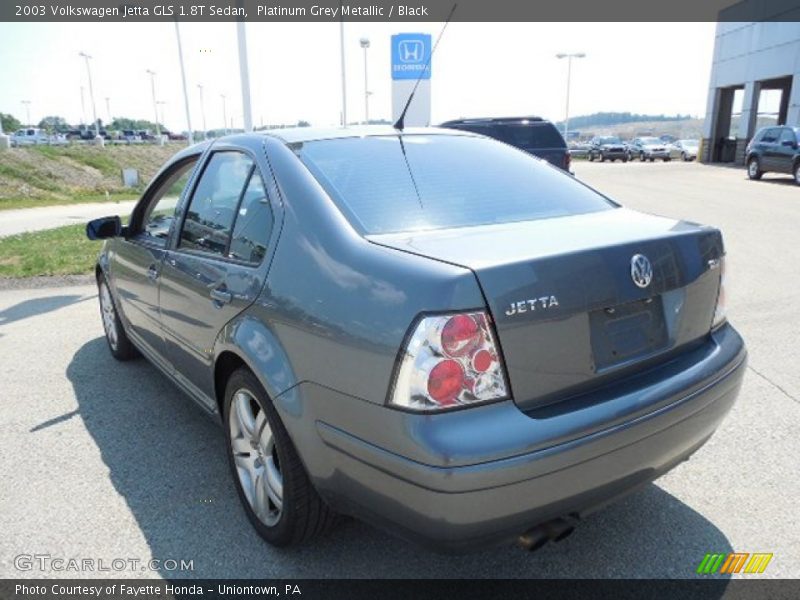 Platinum Grey Metallic / Black 2003 Volkswagen Jetta GLS 1.8T Sedan