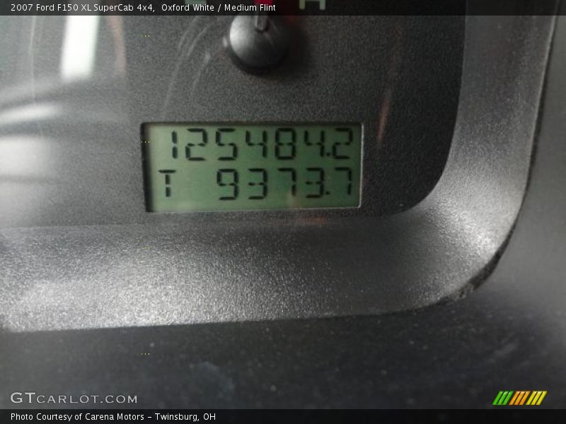 Oxford White / Medium Flint 2007 Ford F150 XL SuperCab 4x4
