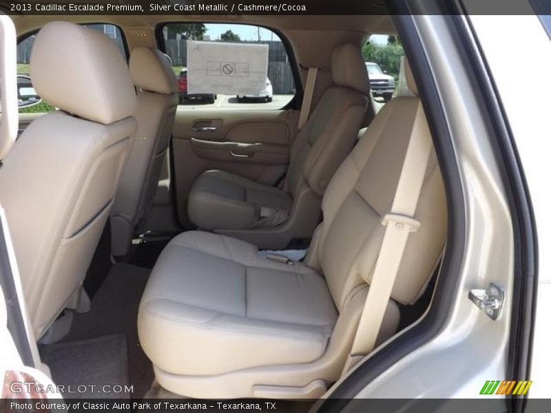 Rear Seat of 2013 Escalade Premium