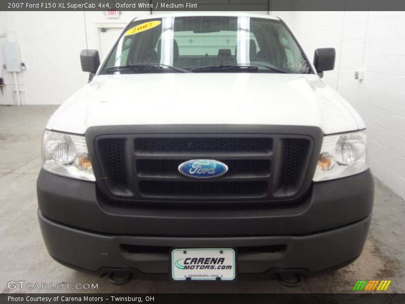 Oxford White / Medium Flint 2007 Ford F150 XL SuperCab 4x4