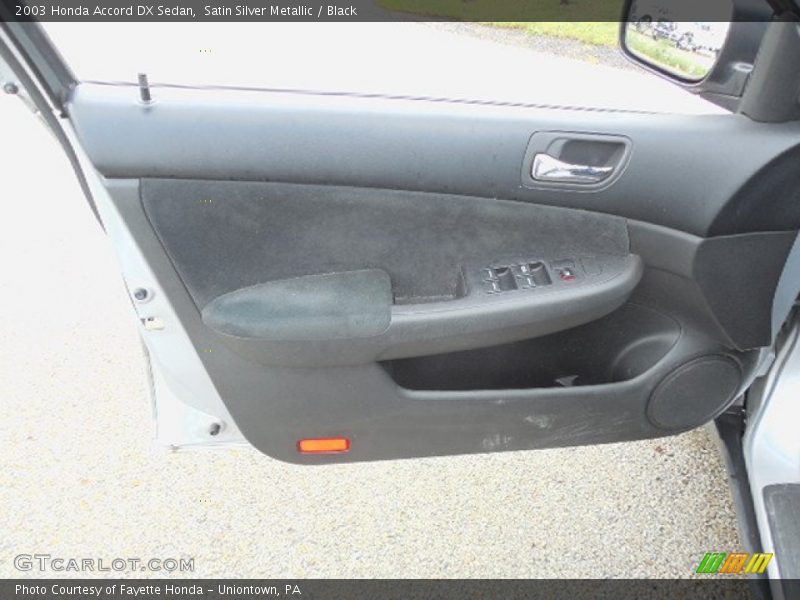 Satin Silver Metallic / Black 2003 Honda Accord DX Sedan