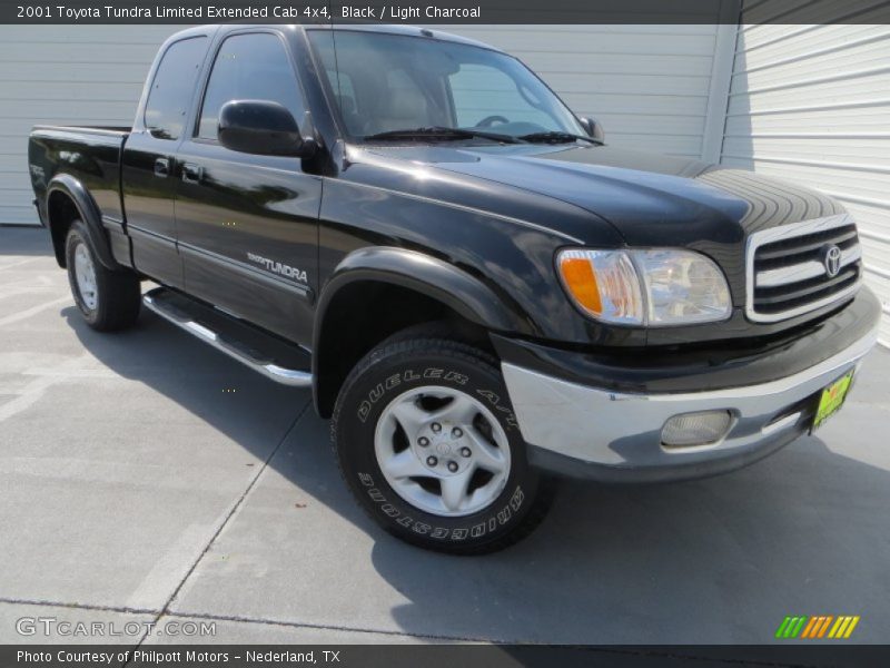 Black / Light Charcoal 2001 Toyota Tundra Limited Extended Cab 4x4