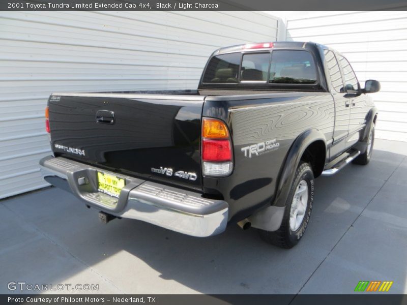 Black / Light Charcoal 2001 Toyota Tundra Limited Extended Cab 4x4