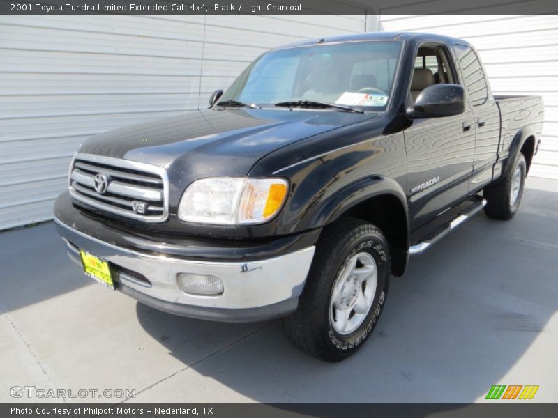 Black / Light Charcoal 2001 Toyota Tundra Limited Extended Cab 4x4
