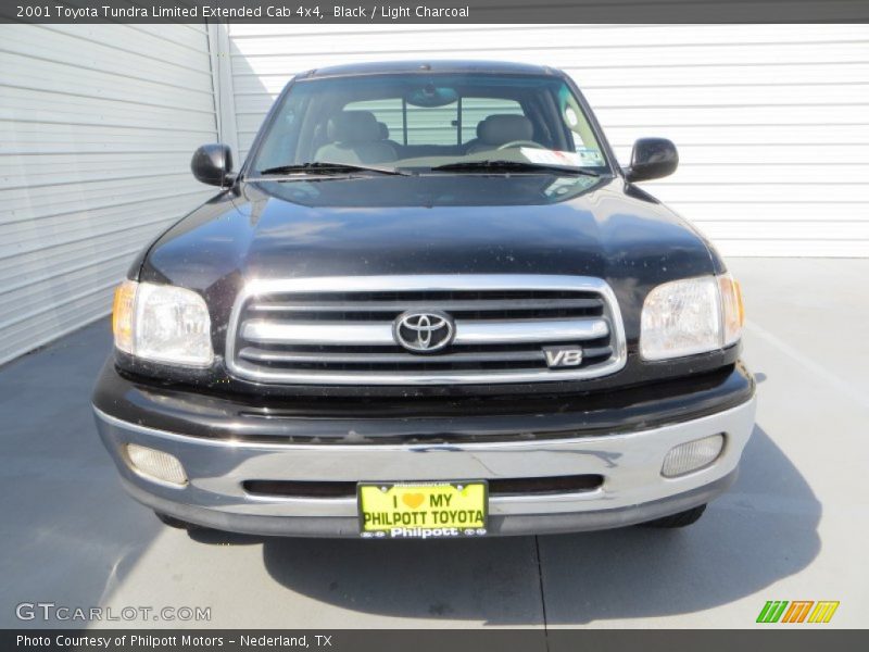 Black / Light Charcoal 2001 Toyota Tundra Limited Extended Cab 4x4
