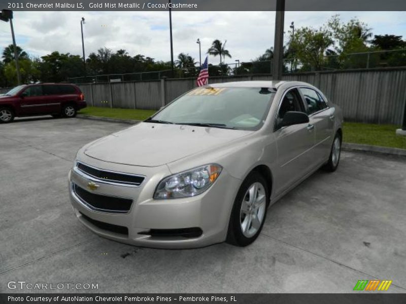 Gold Mist Metallic / Cocoa/Cashmere 2011 Chevrolet Malibu LS