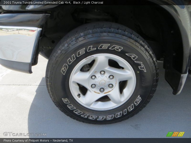Black / Light Charcoal 2001 Toyota Tundra Limited Extended Cab 4x4