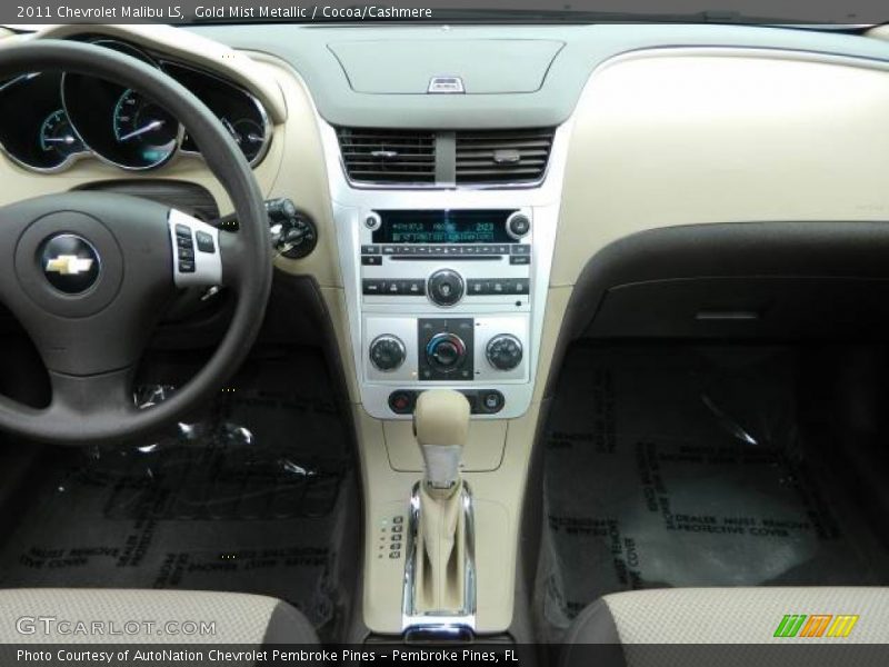 Gold Mist Metallic / Cocoa/Cashmere 2011 Chevrolet Malibu LS