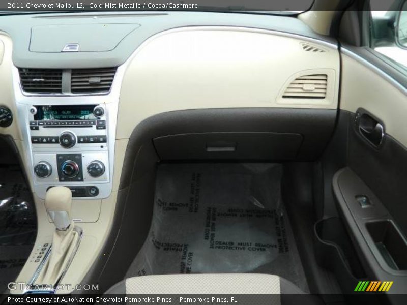 Gold Mist Metallic / Cocoa/Cashmere 2011 Chevrolet Malibu LS