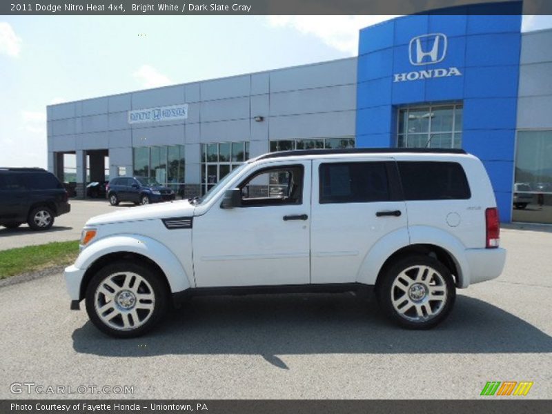 Bright White / Dark Slate Gray 2011 Dodge Nitro Heat 4x4