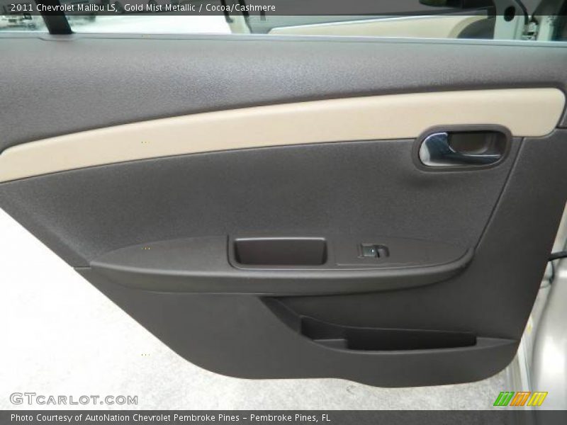 Gold Mist Metallic / Cocoa/Cashmere 2011 Chevrolet Malibu LS