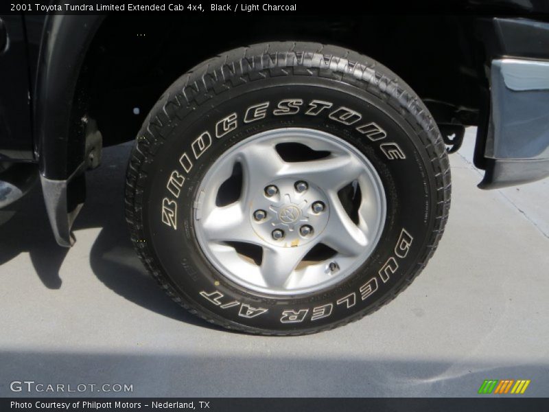 Black / Light Charcoal 2001 Toyota Tundra Limited Extended Cab 4x4