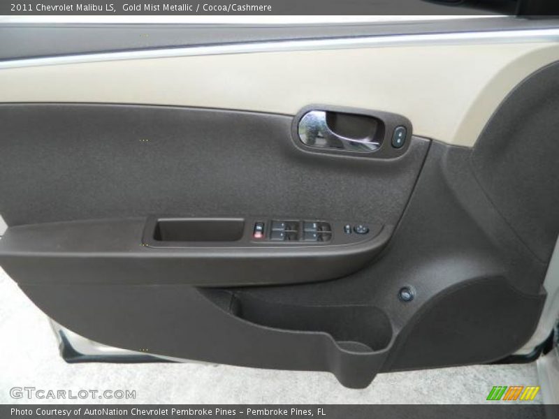 Gold Mist Metallic / Cocoa/Cashmere 2011 Chevrolet Malibu LS