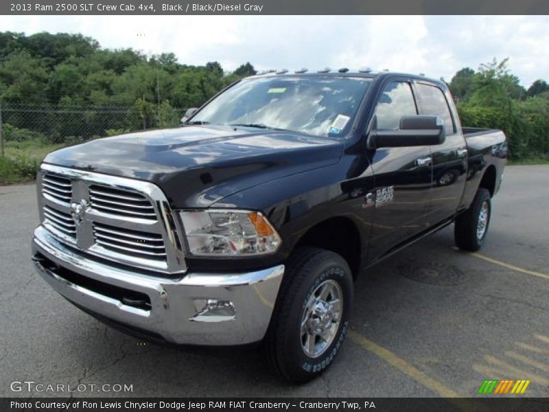 Black / Black/Diesel Gray 2013 Ram 2500 SLT Crew Cab 4x4