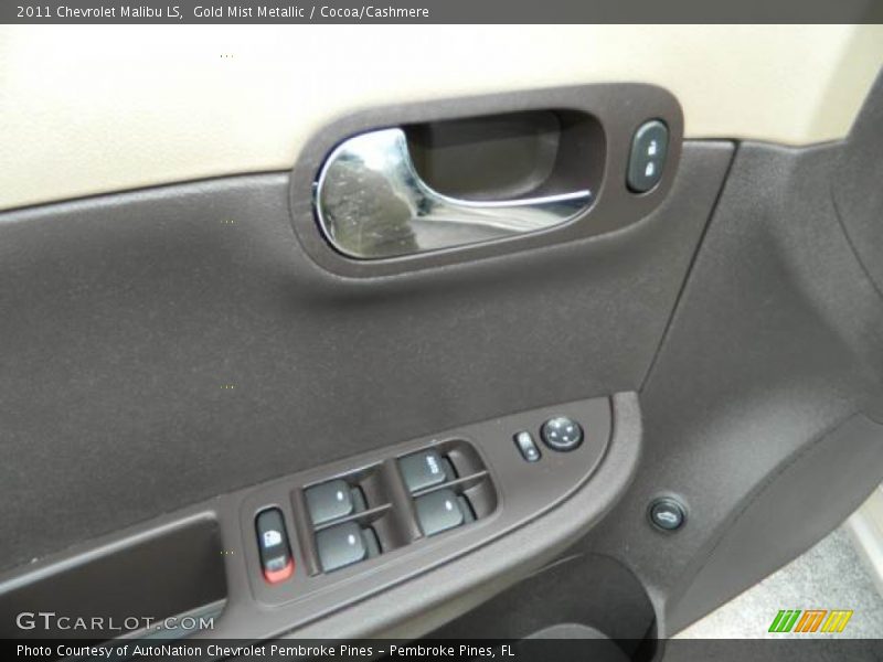Gold Mist Metallic / Cocoa/Cashmere 2011 Chevrolet Malibu LS