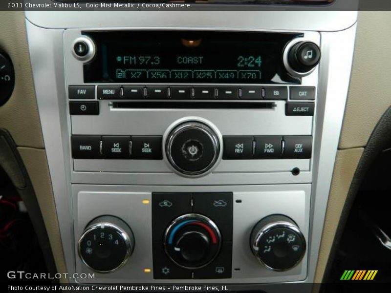 Gold Mist Metallic / Cocoa/Cashmere 2011 Chevrolet Malibu LS