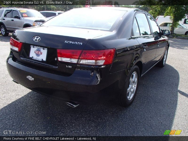 Ebony Black / Gray 2006 Hyundai Sonata GLS V6