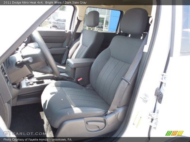Bright White / Dark Slate Gray 2011 Dodge Nitro Heat 4x4