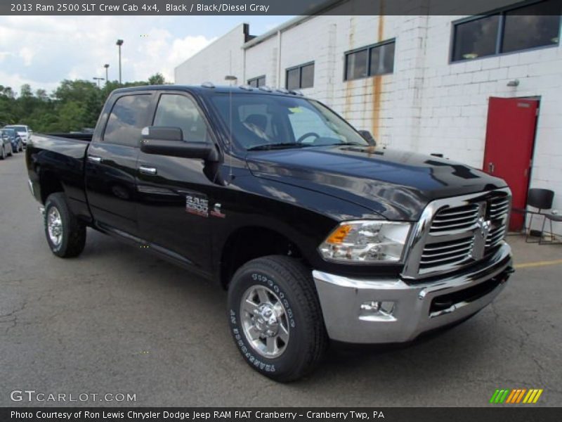 Black / Black/Diesel Gray 2013 Ram 2500 SLT Crew Cab 4x4