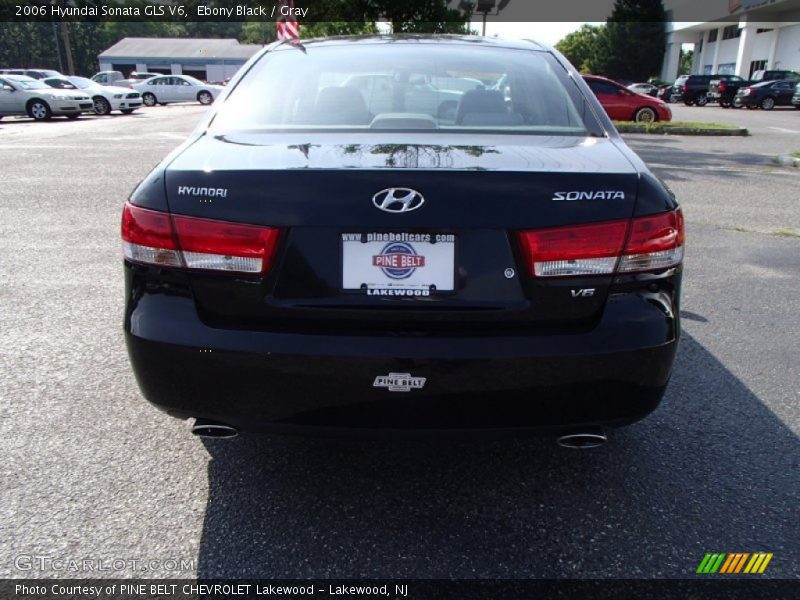 Ebony Black / Gray 2006 Hyundai Sonata GLS V6
